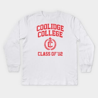 Coolidge College Class of 02 - Van Wilder (Variant) Kids Long Sleeve T-Shirt